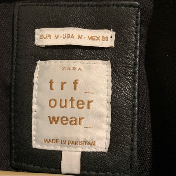 Zara Real Leather Jacket - Picture 3 of 12